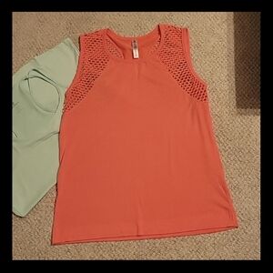 H23 90 Degree By Reflex Coral Mesh Tank Top